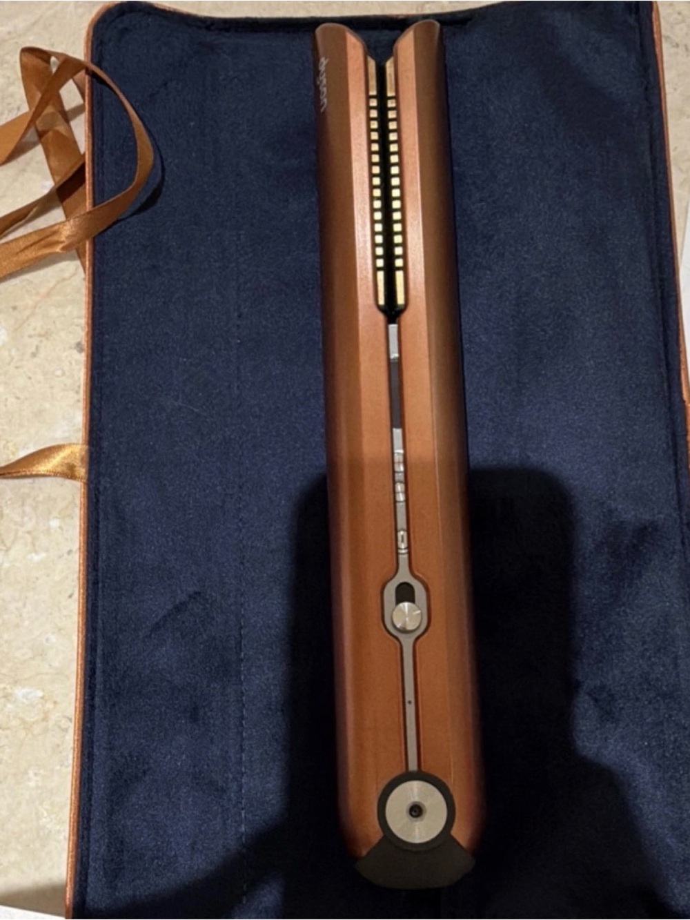 Dyson Copper and Gold Hair Straightener